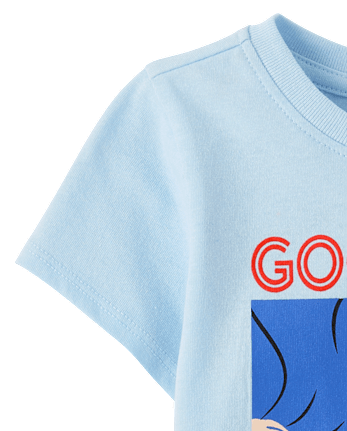 Baby And Toddler Girls Dr. Seuss Cat In The Hat™ Graphic Tee - BLUE AIR