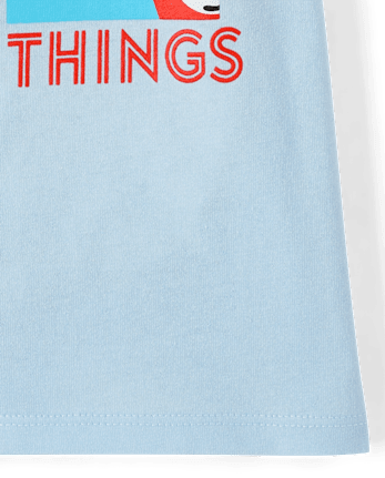 Baby And Toddler Girls Dr. Seuss Cat In The Hat™ Graphic Tee - BLUE AIR