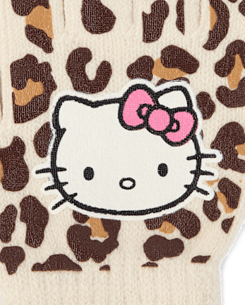 Girls Hello Kitty® Leopard 2-Piece Cold Weather Set - MULTI CLR