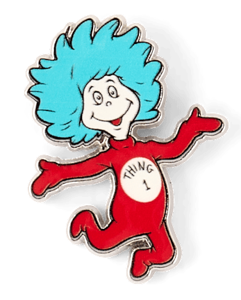 Girls Dr. Seuss Cat In The Hat™ Pin 4-Pack - MULTI CLR
