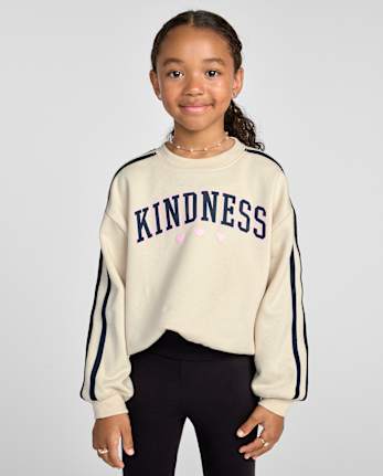 Girls Graphic Premium Fleece Sweatshirt