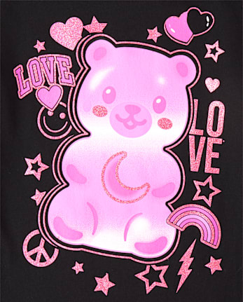 Girls Heart Graphic Tee 4-Pack - MULTI CLR