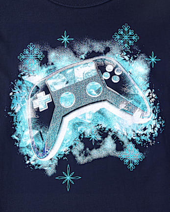 Boys Winter Video Game Graphic Tee - TIDAL