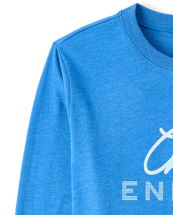 Boys Chill Energy Graphic Tee - S/D GLASS BLUE