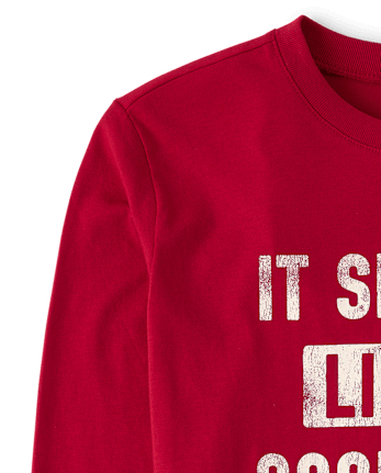 Boys Good Idea Graphic Tee - RED OCHRE
