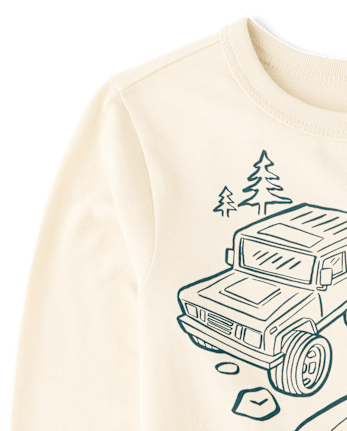 Baby And Toddler Boys Racing Vehicle Graphic Tee - HAY STACK