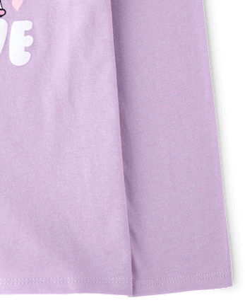 Girls Books Graphic Tee - ORCHID BREEZE