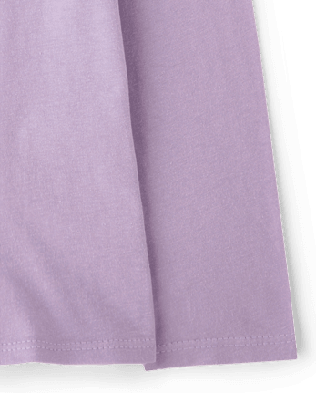 Girls Snowflake Graphic Tee - ORCHID BREEZE