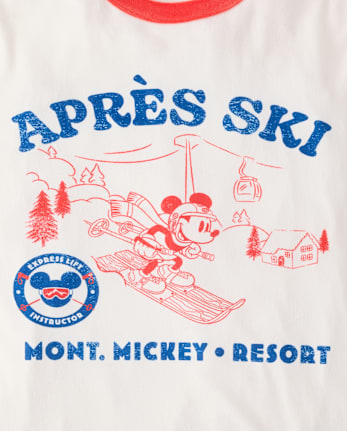Adult Matching Family Mickey Mouse™ Ski Fleece Pajamas - MULTI CLR