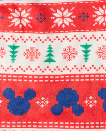 Adult Matching Family Mickey Mouse™ Ski Fleece Pajamas - MULTI CLR