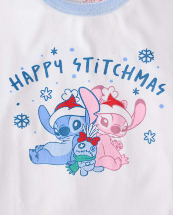 Adult Matching Family Stitch™ Holiday Fleece Pajamas - MULTI CLR