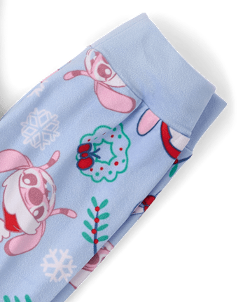 Adult Matching Family Stitch™ Holiday Fleece Pajamas - MULTI CLR