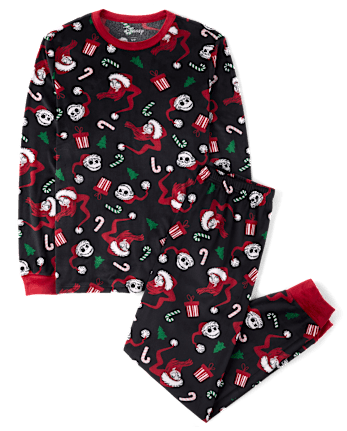 Adult Matching Family Nightmare Before Christmas™ Fleece Pajamas - MULTI CLR