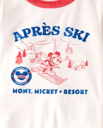 Toddler Matching Family Mickey Mouse™ Ski Fleece Pajamas - MULTI CLR