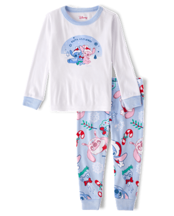 Toddler Matching Family Stitch™ Holiday Fleece Pajamas - MULTI CLR