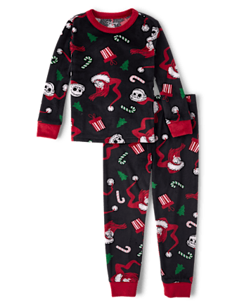 Toddler Matching Family Nightmare Before Christmas™ Fleece Pajamas - MULTI CLR