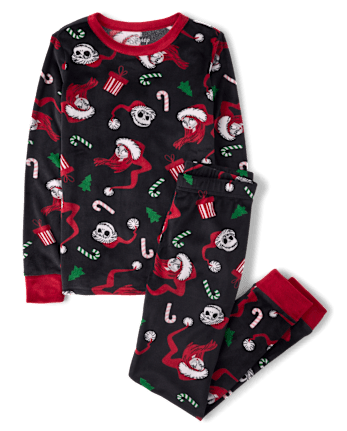 Kids Matching Family Nightmare Before Christmas™ Fleece Pajamas - MULTI CLR