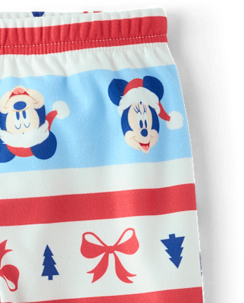 Toddler Matching Family Mickey Mouse™ Holiday Fairisle Pajama Pants - MULTI CLR