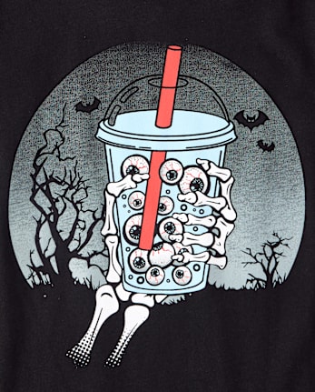 Boys Halloween Drink Graphic Tee