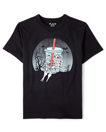 Boys Halloween Drink Graphic Tee