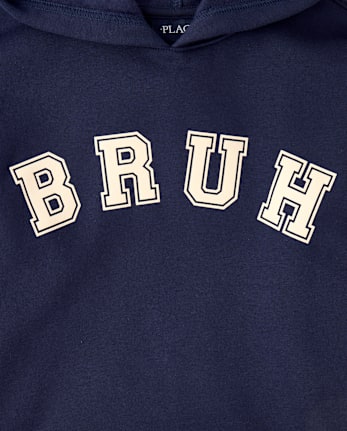 Boys Bruh Premium Fleece Hoodie - TIDAL
