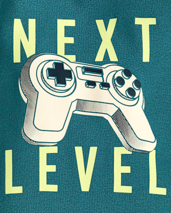 Boys Next Level Gamer Premium Fleece Hoodie - CLOUDY LAKE