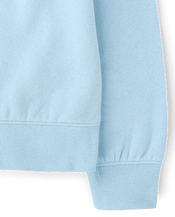 Girls Dreamer Butterfly Premium Fleece Hoodie - BLUE AIR
