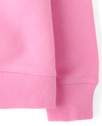 Baby And Toddler Girls Ombre Butterfly Premium Fleece Hoodie - PERFECTLY PINK