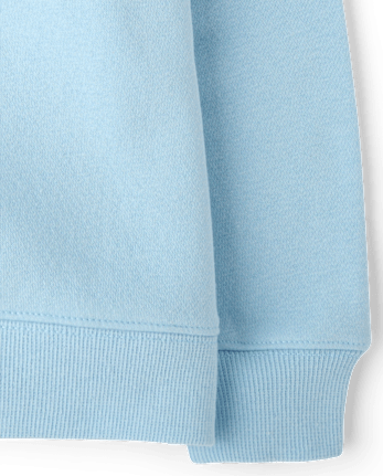 Baby And Toddler Girls Totally Sassy Premium Fleece Hoodie - BLUE AIR