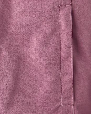 Girls Colorblock Microfleece Lined Snow Jacket - PURPLE THISTLE