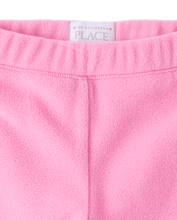 Toddler Girls Microfleece Flare Sweatpants - PERFECTLY PINK