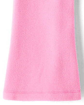 Toddler Girls Microfleece Flare Sweatpants - PERFECTLY PINK