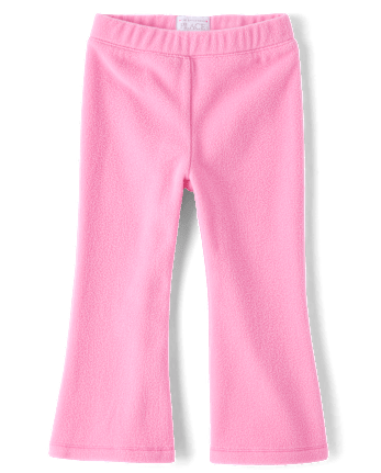 Toddler Girls Microfleece Flare Sweatpants