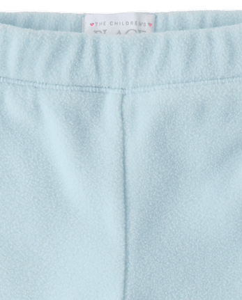 Toddler Girls Microfleece Flare Sweatpants - BLUE AIR