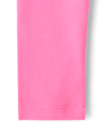 Baby And Toddler Girls Heart Leggings 3-Pack - RUBY