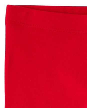 Baby And Toddler Girls Heart Leggings 3-Pack - RUBY
