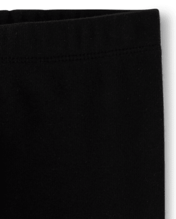 Baby And Toddler Girls Winter Warm Leggings - BLACK