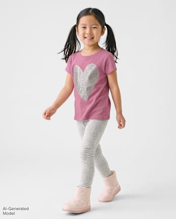 Baby And Toddler Girls Winter Warm Leggings - H/T MIST