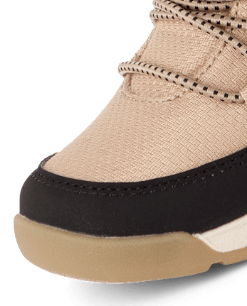 Toddler Boys Sneaker Boots - TAN
