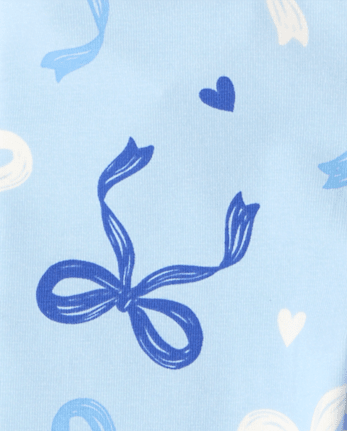 Baby And Toddler Girls Print Leggings - BLUE AIR
