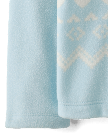 Toddler Girls Print Microfleece Quarter Zip Pullover
