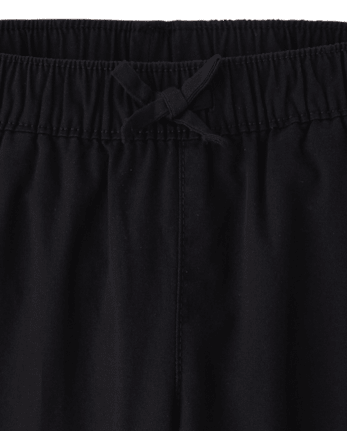 Baby And Toddler Girls Pull On Jogger Pants - BLACK