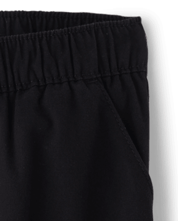 Baby And Toddler Girls Pull On Jogger Pants - BLACK
