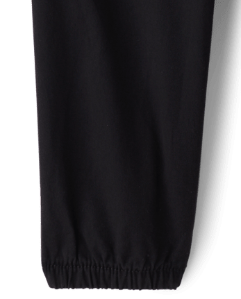 Baby And Toddler Girls Pull On Jogger Pants - BLACK
