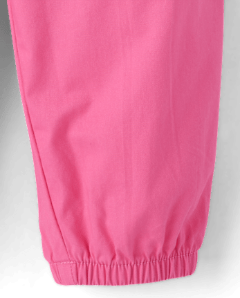 Baby And Toddler Girls Pull On Jogger Pants - LITTLE BOW PINK