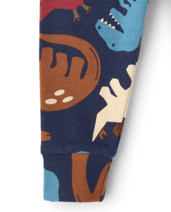 Baby And Toddler Boys Dino Snug Fit Cotton Pajamas - TIDAL