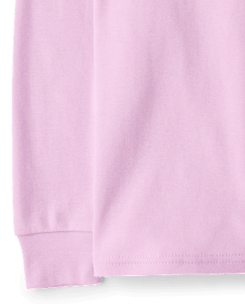 Girls Plaid Bow Snug Fit Cotton Henley Pajamas - ROSE MIST