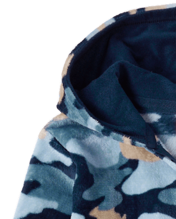 Boys Camo One Piece Pajamas - Cozy Fleece - CRUISE