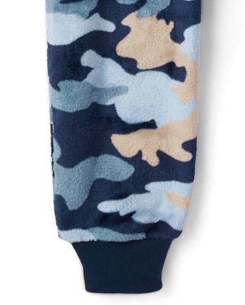 Boys Camo One Piece Pajamas - Cozy Fleece - CRUISE