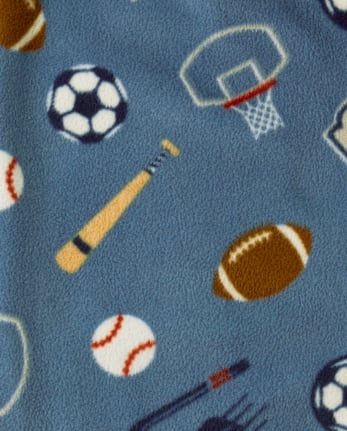 Boys Sports Dream Fleece Pajama Pants - SHADOW BLUE